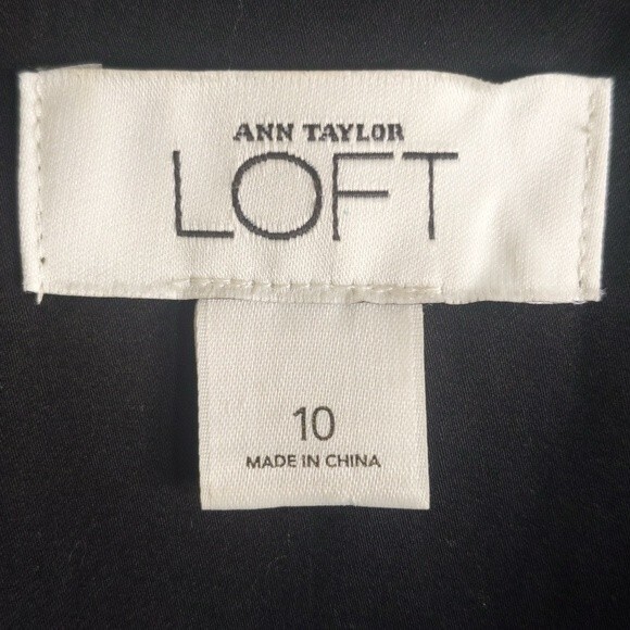 Ann Taylor LOFT black fitted pantsuit (Julie trousers) EUC - size 10 - Picture 6 of 10